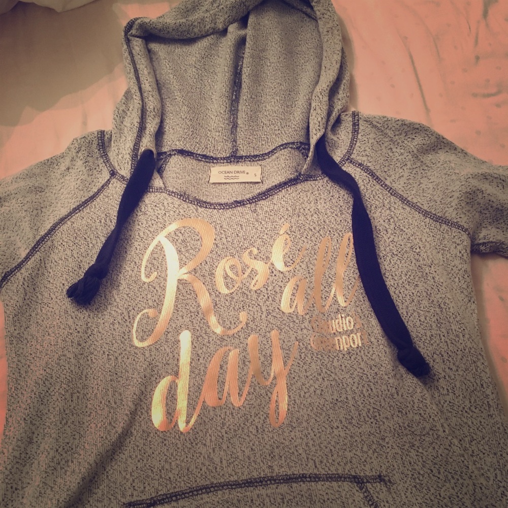 Rose all day sweatshirt, worn once
